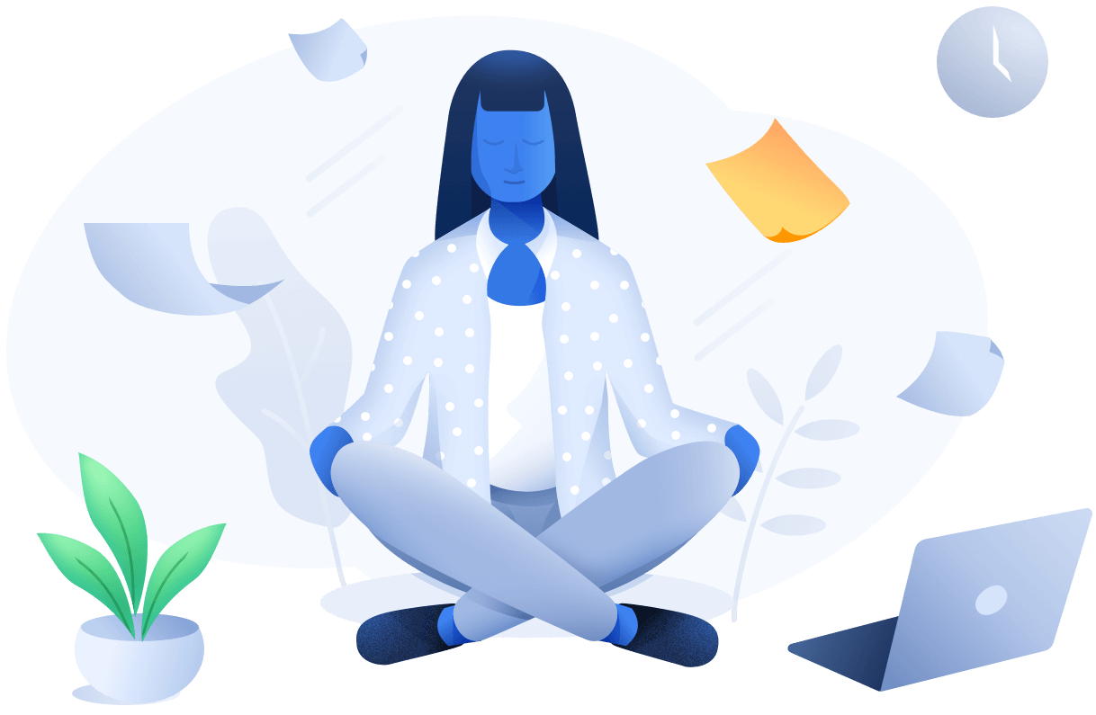 Friendly onboarding support illustration